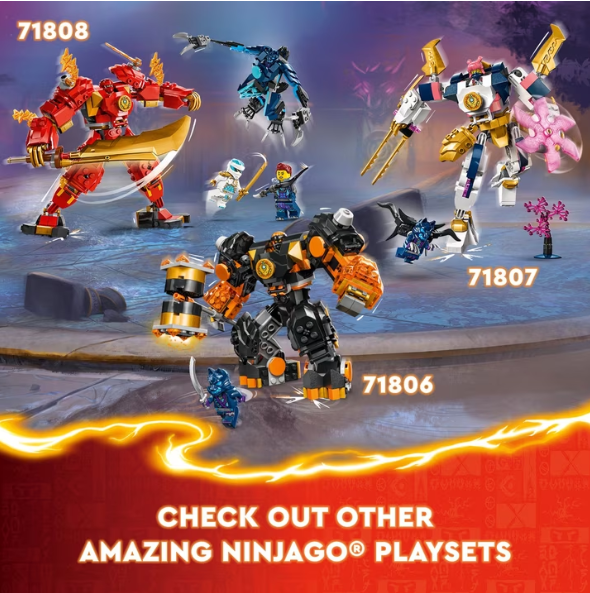 LEGO NINJAGO Cole's Earth Mech 71806 Ninja Toy Set