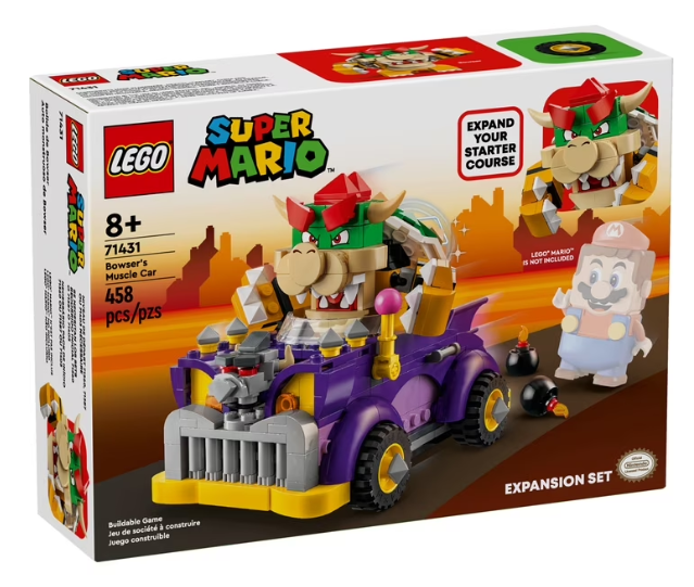 LEGO Super Mario Bowser's Muscle Car Set 71431 Toy