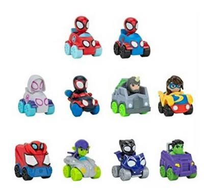 Marvel Spidey Amazing Minis Vehicle 10-Pack Toy Set