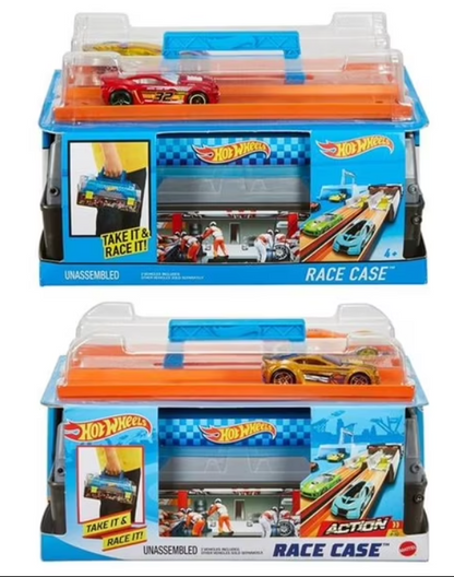 Mattel Hot Wheels Race Case Track Set Portable Racing Kit