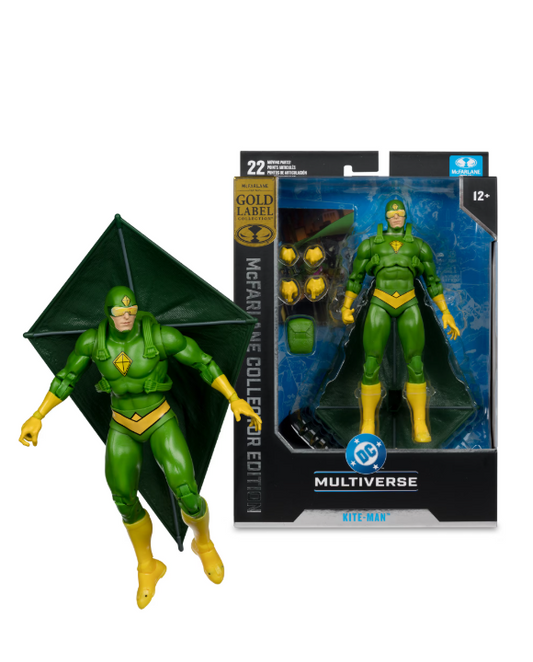 McFarlane Kite-Man Gold Label 7" Collector Figure