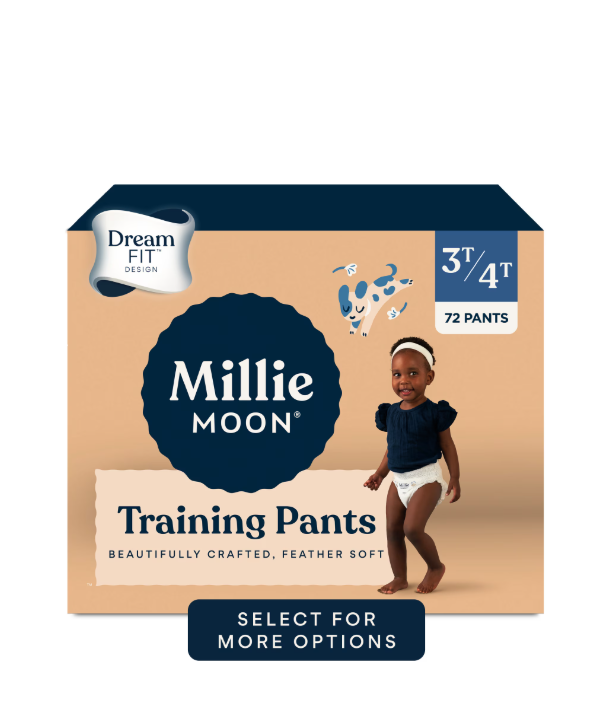 Millie Moon Luxury Training Pants Size 3T-4T, 72ct