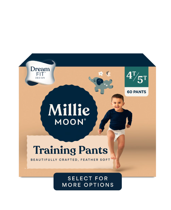 Millie Moon Luxury Training Pants Size 4T-6T, 60ct