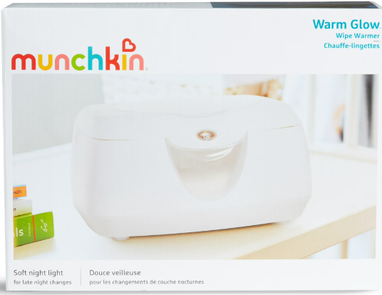 Munchkin Warm Glow Baby Wipe Warmer White