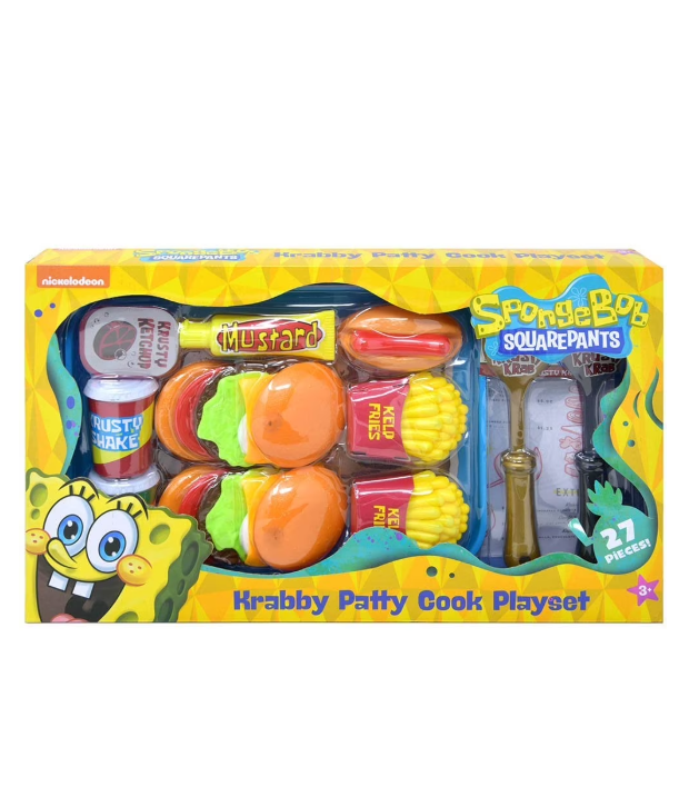 Nickelodeon SpongeBob Krabby Patty 27-Piece Cook Playset