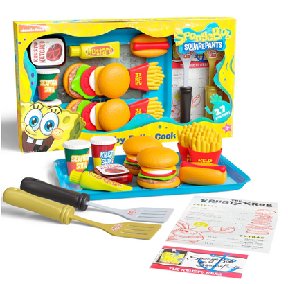 Nickelodeon SpongeBob Krabby Patty 27-Piece Cook Playset