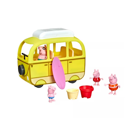 Peppa Pig Beach Campervan Playset with Figure & Accessories