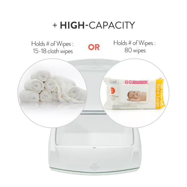 Prince Lionheart Warmies Wipes Warmer with Cloth Wipes