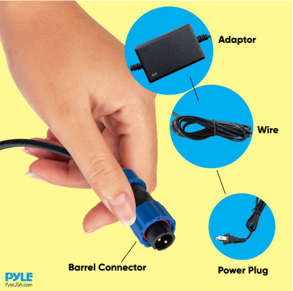 Pyle 12V AC/DC 24W Power Adapter Replacement Charger