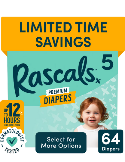 Rascals Premium Absorbent Baby Diapers