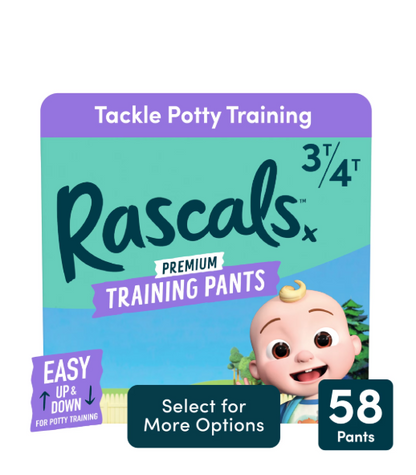 Rascals Training Pants 3T-4T, Premium CoComelon 58 Count