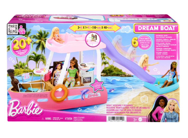 Barbie Dream Boat Playset with 20+ Accessories Toy