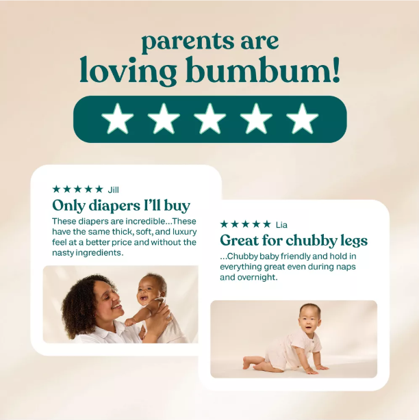 bumbum Luxury Skincare Diapers