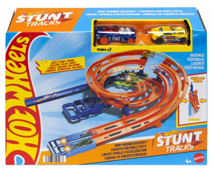 Hot Wheels Whip Around Raceway Track Set with 2 Cars