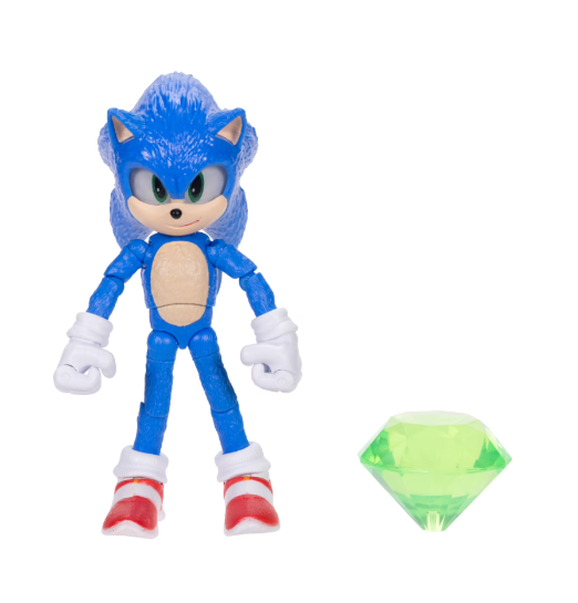 Sonic 3 5-Inch Sonic Figure with Emerald Action Toy