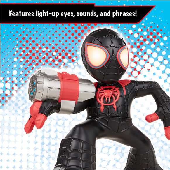 Spider-Verse Shockstrike Miles Morales Spider-Man Figure