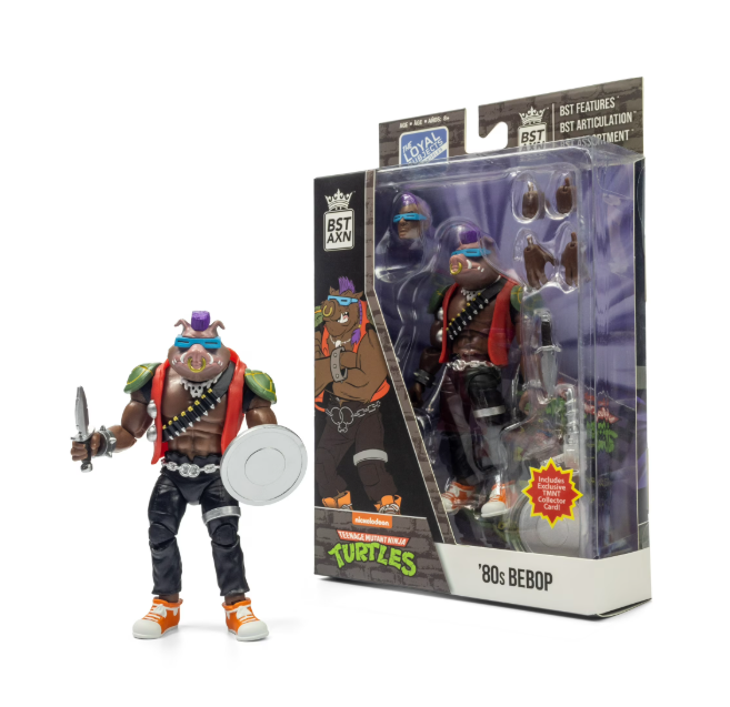 TMNT BST AXN BeBop 80's Wave 3 5" Action Figure
