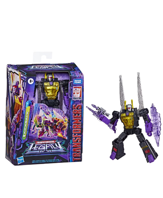 Transformers Legacy Deluxe Kickback Action Figure Toy