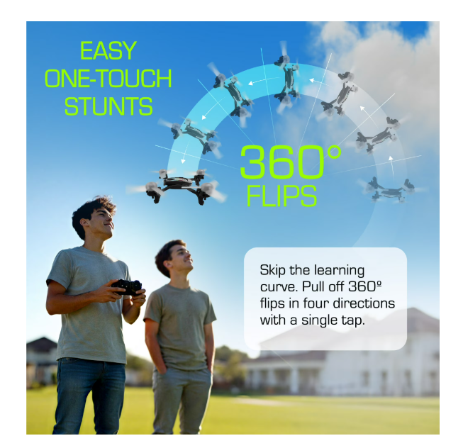 Sky Viper Nova Light FX Drone with Rechargeable Battery