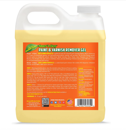 Smart 'n Easy Paint & Varnish Remover Gel 32oz