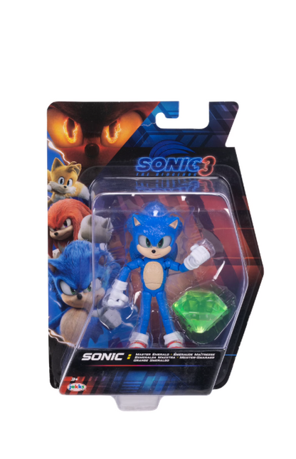 Sonic 3 5-Inch Sonic Figure with Emerald Action Toy