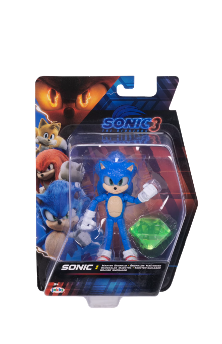 Sonic 3 5-Inch Sonic Figure with Emerald Action Toy