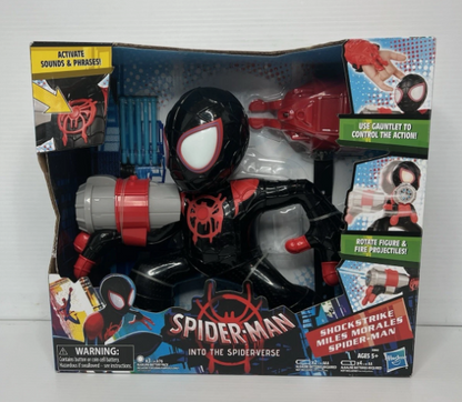Spider-Verse Shockstrike Miles Morales Spider-Man Figure