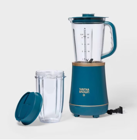 Tabitha Brown 700W Personal Blender Teal with Cup