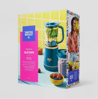 Tabitha Brown 700W Personal Blender Teal with Cup