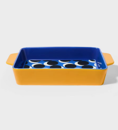 Tabitha Brown Orange Stoneware Baking Dish Set 2pc