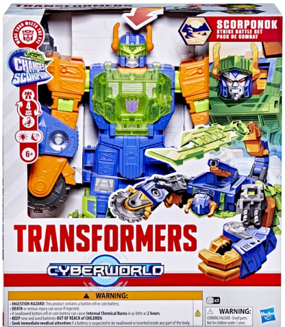 Transformers CYBERWORLD Scorponok Strike Playset Toy