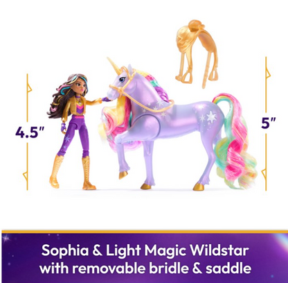 Unicorn Academy Sophia & Light Magic Wildstar Set
