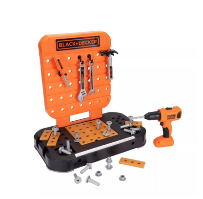 BLACK+DECKER Tabletop Workbench Toy Set Ages 3+