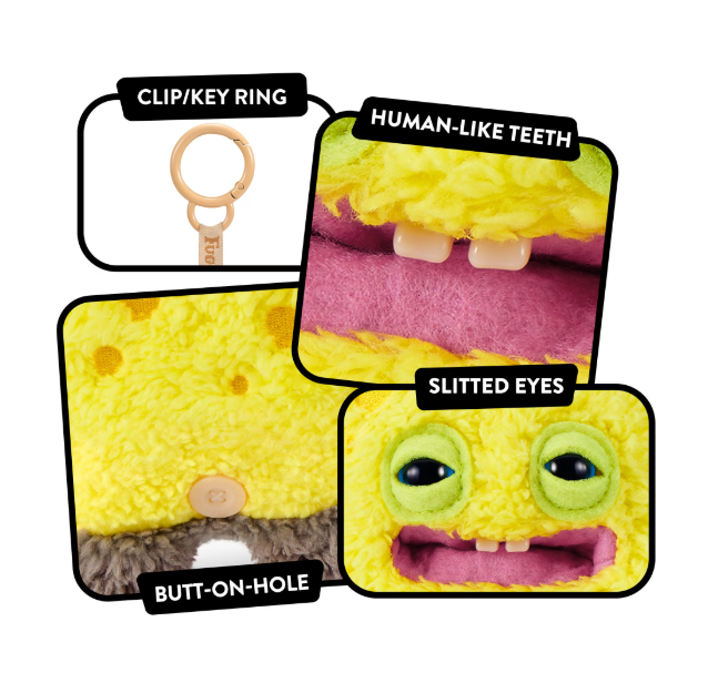 Fuggler SpongeBob SquarePants 5-Inch Plush Key Ring