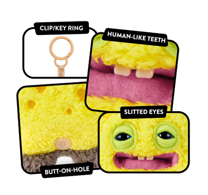 Fuggler SpongeBob SquarePants 5-Inch Plush Key Ring
