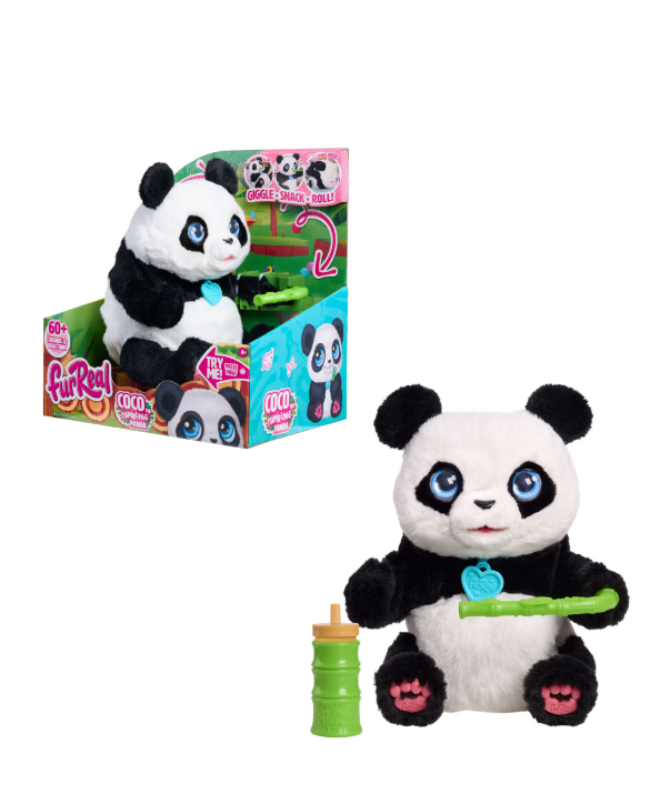 furReal Coco Tumbling Panda 10.5-Inch Interactive Plush
