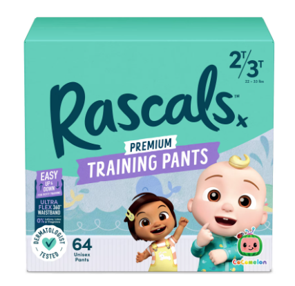 Rascals Premium CoComelon Potty Training Pants 2T-3T 64 Ct